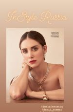 ALISON BRIE in Instyle Magazine, Russia December 2019