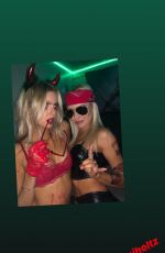 ALLISON MASON at Halloween Party - Instagram Photos 10/31/2019