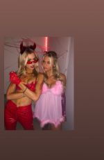 ALLISON MASON at Halloween Party - Instagram Photos 10/31/2019