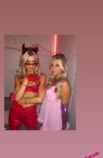 ALLISON MASON at Halloween Party - Instagram Photos 10/31/2019