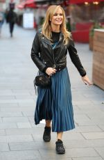AMANDA HOLDEN Leaves Heart Radio in London 11/18/2019