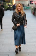 AMANDA HOLDEN Leaves Heart Radio in London 11/18/2019