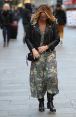 AMANDA HOLDEN Leaves Heart Radio in London 11/29/2019