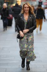 AMANDA HOLDEN Leaves Heart Radio in London 11/29/2019