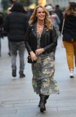 AMANDA HOLDEN Leaves Heart Radio in London 11/29/2019