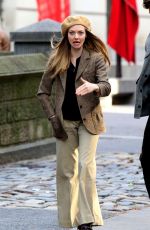 AMANDA SEYFRIED on the Set of Things Heard and Seen in New York 11/25/2019