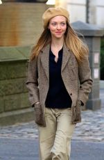 AMANDA SEYFRIED on the Set of Things Heard and Seen in New York 11/25/2019