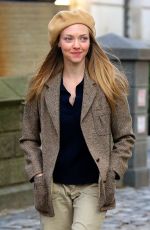 AMANDA SEYFRIED on the Set of Things Heard and Seen in New York 11/25/2019
