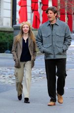 AMANDA SEYFRIED on the Set of Things Heard and Seen in New York 11/25/2019
