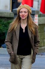 AMANDA SEYFRIED on the Set of Things Heard and Seen in New York 11/25/2019