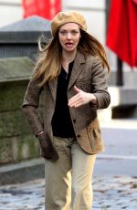 AMANDA SEYFRIED on the Set of Things Heard and Seen in New York 11/25/2019