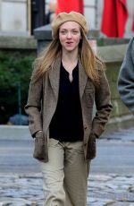 AMANDA SEYFRIED on the Set of Things Heard and Seen in New York 11/25/2019