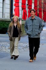 AMANDA SEYFRIED on the Set of Things Heard and Seen in New York 11/25/2019