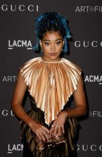 AMANDLA STENBERG at 2019 Lacma Art + Film Gala Presented by Gucci in Los Angeles 11/02/2019