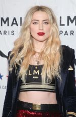 AMBER HEARD at Puma x Balmain Launch Event in Los Angeles 11/21/2019