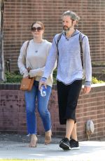 AMY ADAMS and Darren Le Gallo Out in Beverly Hills 11/07/2019