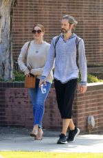 AMY ADAMS and Darren Le Gallo Out in Beverly Hills 11/07/2019