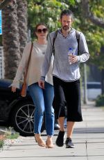 AMY ADAMS and Darren Le Gallo Out in Beverly Hills 11/07/2019