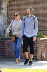 AMY ADAMS and Darren Le Gallo Out in Beverly Hills 11/07/2019