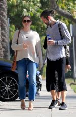 AMY ADAMS and Darren Le Gallo Out in Beverly Hills 11/07/2019