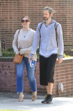 AMY ADAMS and Darren Le Gallo Out in Beverly Hills 11/07/2019