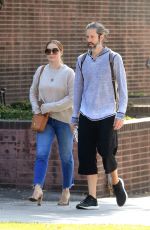 AMY ADAMS and Darren Le Gallo Out in Beverly Hills 11/07/2019