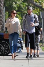 AMY ADAMS and Darren Le Gallo Out in Beverly Hills 11/07/2019