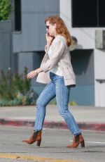AMY ADAMS Out for Lunch at Ca Del Sole in Toluca Lake 11/15/2019