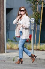 AMY ADAMS Out for Lunch at Ca Del Sole in Toluca Lake 11/15/2019