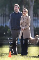 ANA DE ARMAS and Ben Affleck on the Set of Deep Water in New Orleans 11/13/2019