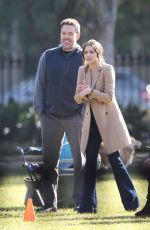 ANA DE ARMAS and Ben Affleck on the Set of Deep Water in New Orleans 11/13/2019