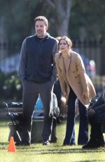 ANA DE ARMAS and Ben Affleck on the Set of Deep Water in New Orleans 11/13/2019