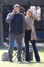 ANA DE ARMAS and Ben Affleck on the Set of Deep Water in New Orleans 11/13/2019