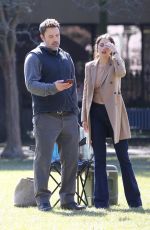 ANA DE ARMAS and Ben Affleck on the Set of Deep Water in New Orleans 11/13/2019