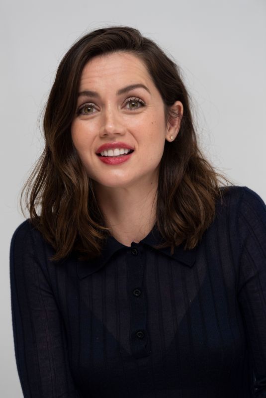 ANA DE ARMAS at Knives Out Press Conference in Beverly Hills, November 2019