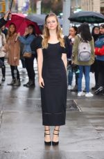 ANNA BARYSHNIKOV Arrives at AOL Build in New York 10/31/2019