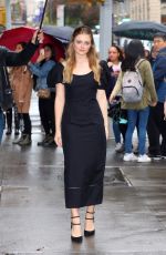 ANNA BARYSHNIKOV Arrives at AOL Build in New York 10/31/2019