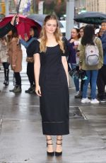 ANNA BARYSHNIKOV Arrives at AOL Build in New York 10/31/2019