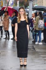 ANNA BARYSHNIKOV Arrives at AOL Build in New York 10/31/2019