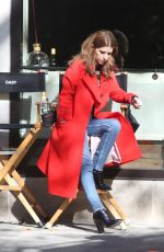 ANNA KENDRICK on the Set of Love Life in New York 11/01/2019