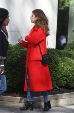 ANNA KENDRICK on the Set of Love Life in New York 11/01/2019