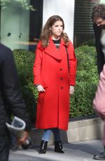 ANNA KENDRICK on the Set of Love Life in New York 11/01/2019