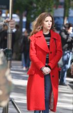 ANNA KENDRICK on the Set of Love Life in New York 11/01/2019