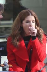 ANNA KENDRICK on the Set of Love Life in New York 11/01/2019