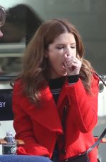 ANNA KENDRICK on the Set of Love Life in New York 11/01/2019