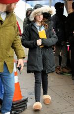 ANNA KENDRICK on the Set of Love Life in New York 11/18/2019