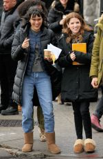 ANNA KENDRICK on the Set of Love Life in New York 11/18/2019