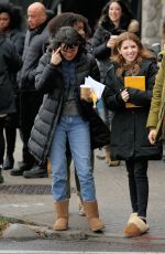 ANNA KENDRICK on the Set of Love Life in New York 11/18/2019
