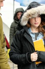 ANNA KENDRICK on the Set of Love Life in New York 11/18/2019