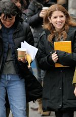 ANNA KENDRICK on the Set of Love Life in New York 11/18/2019